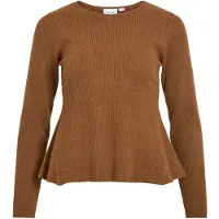 Vila Vimable Peplum Pullover A Maglia