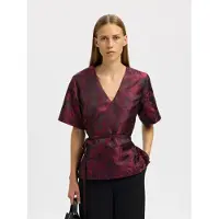 Selected Top Incrociato Donne Viola 38