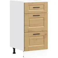 vidaXL Base da cucina Porto Artisan in legno di rovere