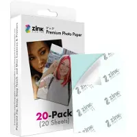 Zink Carta Fotografica 2x3 20 Pack