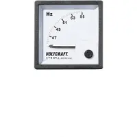 Voltcraft AM-72X72/50HZ Contatore analogico da pannello AM-72X72/50HZ 45 - 55 Hz a bobina mobile, 380 - 400 V/AC (AM-72X72/50HZ)