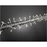 Konstsmide - Fata Microlight, saldata, 80 lampadine trasparenti, trasformatore da esterno 24V, cavo trasparente ; 2366-003