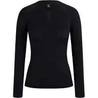 Rapha Women's Merino Base Layer Long Sleeve Intimo lana merinos Donna (XS, nero)