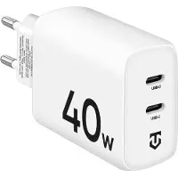Tactical Caricabatterie Da Parete Usb-a E Usb-c Base Plug Dual 40w