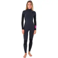 Hurley Muta In Neoprene A Maniche Lunghe Con Zip Sul Petto Per Donna Plus 4/3 Mm