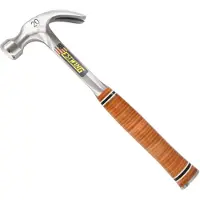 Estwing E20C Curved Claw Hammer EWEE20C Stacked Leather Grip, martello da carpentiere 567 grammi