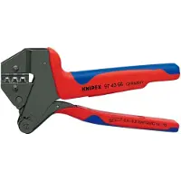 Knipex Pinza per sistema di crimpatura MC4, brunita, con impugnatura multicomponente 200 mm - 974366