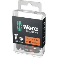Wera 1/4 pollice inserti 25 mm