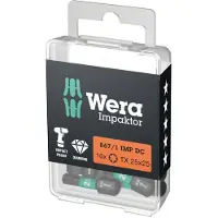 Wera 1/4 pollice inserti 25 mm