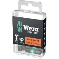 Wera 1/4 pollice inserti 25 mm