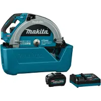 Makita Sega circolare portatile a batteria Makita HS013GT101 XGT, incl. 1 batteria 40 V 5,0 Ah e caricabatterie, lama Ø 415 mm