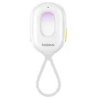 Baseus Heyo Series Ii Rivelatore di telecamere nascoste con allarme e mini torcia + Simple Usb-A - Cavo Usb-C - Bianco