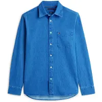 Tommy Hilfiger Denim Rf Shirt Mid Blue Denim Taglia: XS | Camicie Casual Outlet | Uomo | Blu