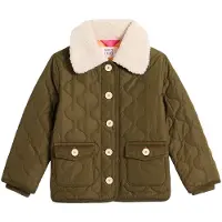 White Stuff Quilted Jacket Khaki Green Taglia: 7-8 | Giacche Outlet | Unisex | Marrone