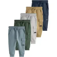 Next Pantaloni navy / blu fumo / cappuccino / grigio chiaro / verde scuro