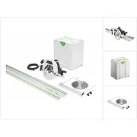 Festool HK 85 EB-Plus-FS Sega circolare manuale Sega troncatrice 1900 W 230 mm ( 576138 ) + Lama HW + Guida + Systainer - Successore del modello 574661