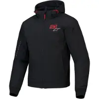 Alpinestars Felpa Con Cappuccio MM93 Radium Tech Black Bright Red