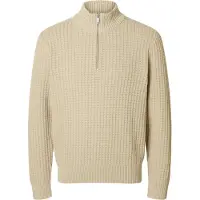 Selected Maglione A Mezza Cerniera Uomini Grigio L