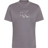 Calvin Klein Ss Sequin Graphic Tee Coal Taglia: M | Maglie Sportivi Outlet | Donna