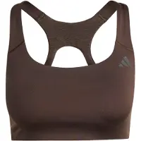 Adidas Reggiseno sportivo 'Optime' marrone scuro