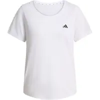 Adidas Women's Workout Essentials Scoop Neck T-Shirt Maglia funzionale Donna (XXL, bianco)