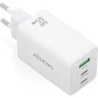 Aisens Caricabatterie Da Parete Usb-a E Usb-c Asch-65w3p072-w