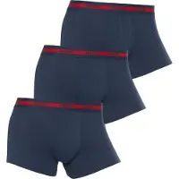 HUGO per uomo. 50492375 Confezione da 3 boxer Planet Triplet blu scuro (M), Homewear, Cotone, Navy