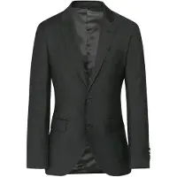 Hackett London per uomo. HM441678 Giacca Americana in Lana tinta unita grigio scuro (36/32), Casual, Classico