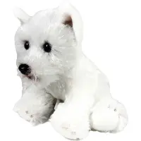 Bocalan Westie Terrier Peluche Seduto 12 Cm