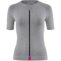 Assos Women's Summer S/S Skin Layer P1 Maglietta tecnica ciclismo Donna (XL/XXL, grigio)
