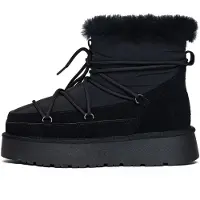 Gooce Boots 'Warm' antracite / nero