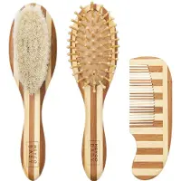 Meyco Baby Spazzola Universal Natural Bamboo 3 Unità