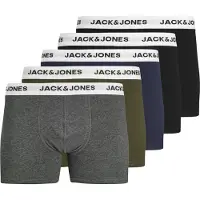 Jack & Jones Boxers Basic White Wb 5 Unità