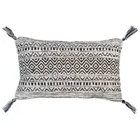 Atelier du Linge cuscini BOBO - Nero - 30x50 cm