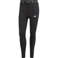Adidas Pantaloni sportivi 'TECHFIT 7/8' nero / bianco