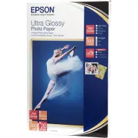 Epson Carta Fotografica Ultra Lucida 20 Fogli 300gr 10x15 Cm