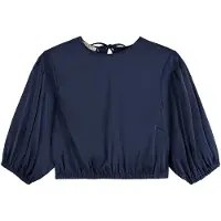 Scotch & Soda Cropped Top Navy Taglia: 42 | Magliette intime Outlet | Donna | Blu