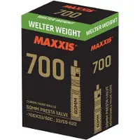 Maxxis Welterweight 700x33/50 Camera d'aria bicicletta (700x33/50, nero)