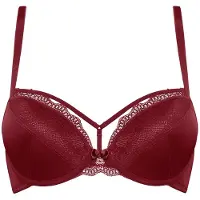 Marlies Dekkers Carita Cabernet Red And Lace Push Up Bra Taglia: 85B | Reggiseni Outlet | Donna | Rosso