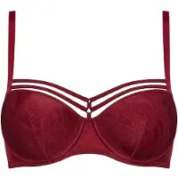 Marlies Dekkers Seduction Cabernet Print Plunge Balcony Bra Taglia: 80C | Reggiseni Outlet | Donna