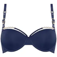 Marlies Dekkers Morana Dark Sky Blue Plunge Balcony Bra Taglia: 75B | Reggiseni Outlet | Donna | Blu