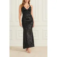 Guess Marciano By Milana Sequin Gown Jet Black Taglia: 38 | Maxi abiti Outlet | Donna | Nero