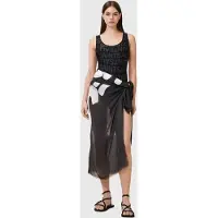 AllSaints Orlando Sarong Black/white Taglia: OS | Sciarpe Outlet | Donna | Nero