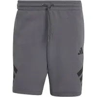 Adidas Future Icons 3-Stripes Shorts Pantaloncini Uomo (S, grigio)