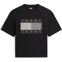 Tommy Hilfiger Tjm 90s Distressed T-shirt Black Taglia: M | T-shirt stampate Outlet | Uomo | Nero