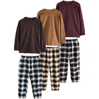 Next Pigiama navy / castano / cappuccino / bordeaux