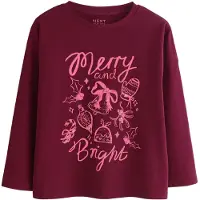 Next Maglietta rosa chiaro / borgogna