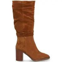 Alpe per donna. 521911 Stivali in pelle marrone Indiana (37), 3 a 5cm, Cerniera, Casual