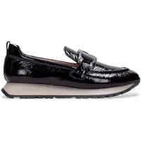 Hispanitas per donna. HI254386 Mocassini in pelle nera Kansas Rock (37), Nero, Basso, 1 a 3 cm, Nessuno, Casual