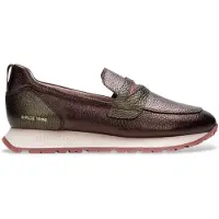 Hispanitas per donna. HI254387 Mocassini in pelle Kansas marrone (36), Basso, 1 a 3 cm, Nessuno, Casual